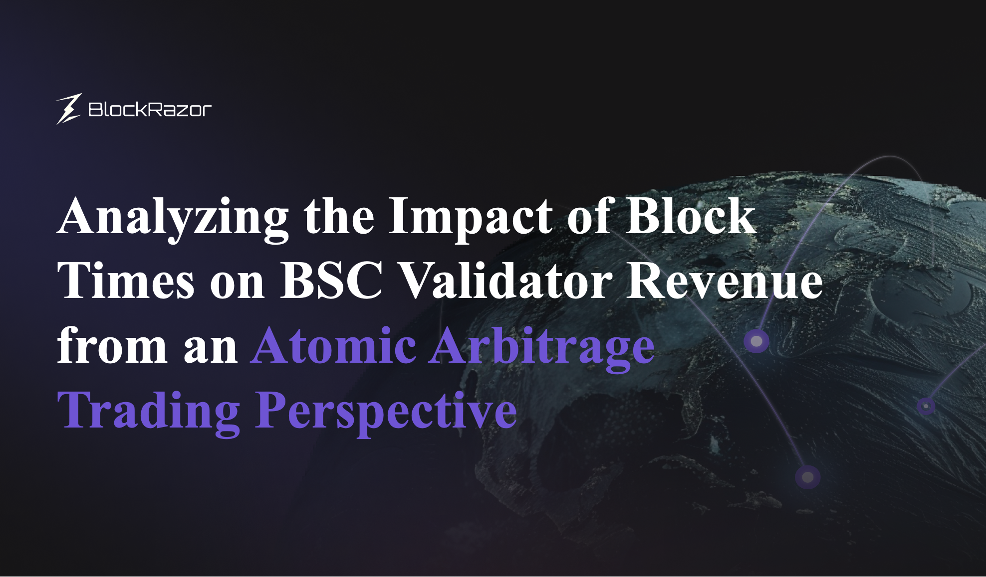 The impact of shortened block times on the value of atomic arbitrage MEV on the BSC chain.
